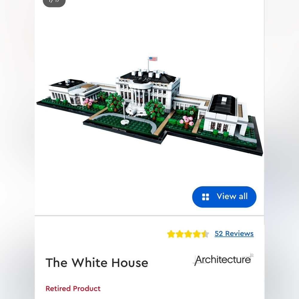 Lego Architecture - The White House - RETIRED